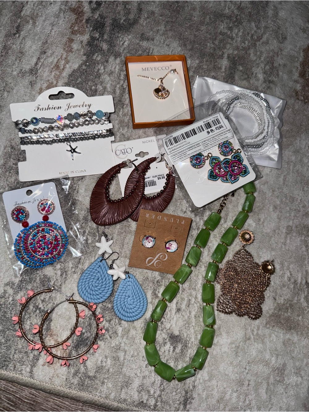 Assorted Colorful Fashion Jewelry Lot